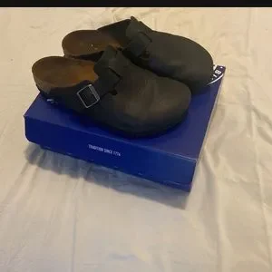 Birkenstock clogs size 9 used them Birkenstock Boston Clog: Sedona - Suede | Title Nine main image 3